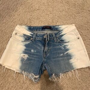 Custom levi curvy cut shorts. Size 9M.